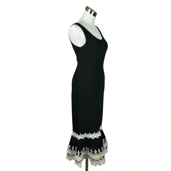 fitted lace wedding dress Black Lace Mermaid Wedding Dress with Chapel Train  BK124  Viniodress